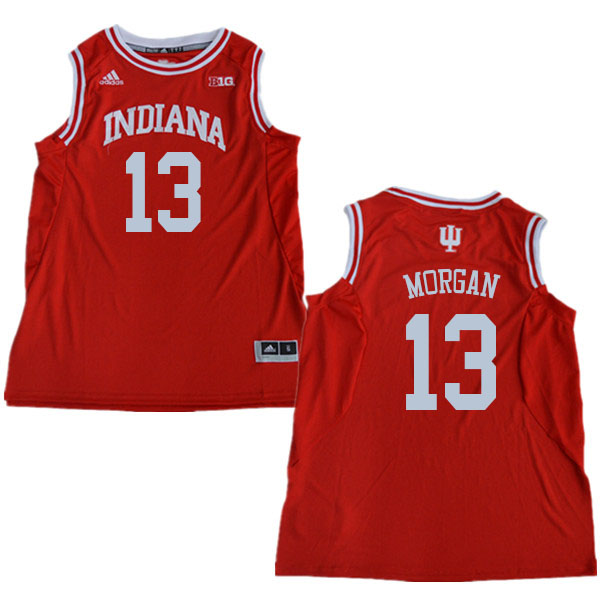 Men #13 Juwan Morgan Indiana Hoosiers College Basketball Jerseys Sale-Red